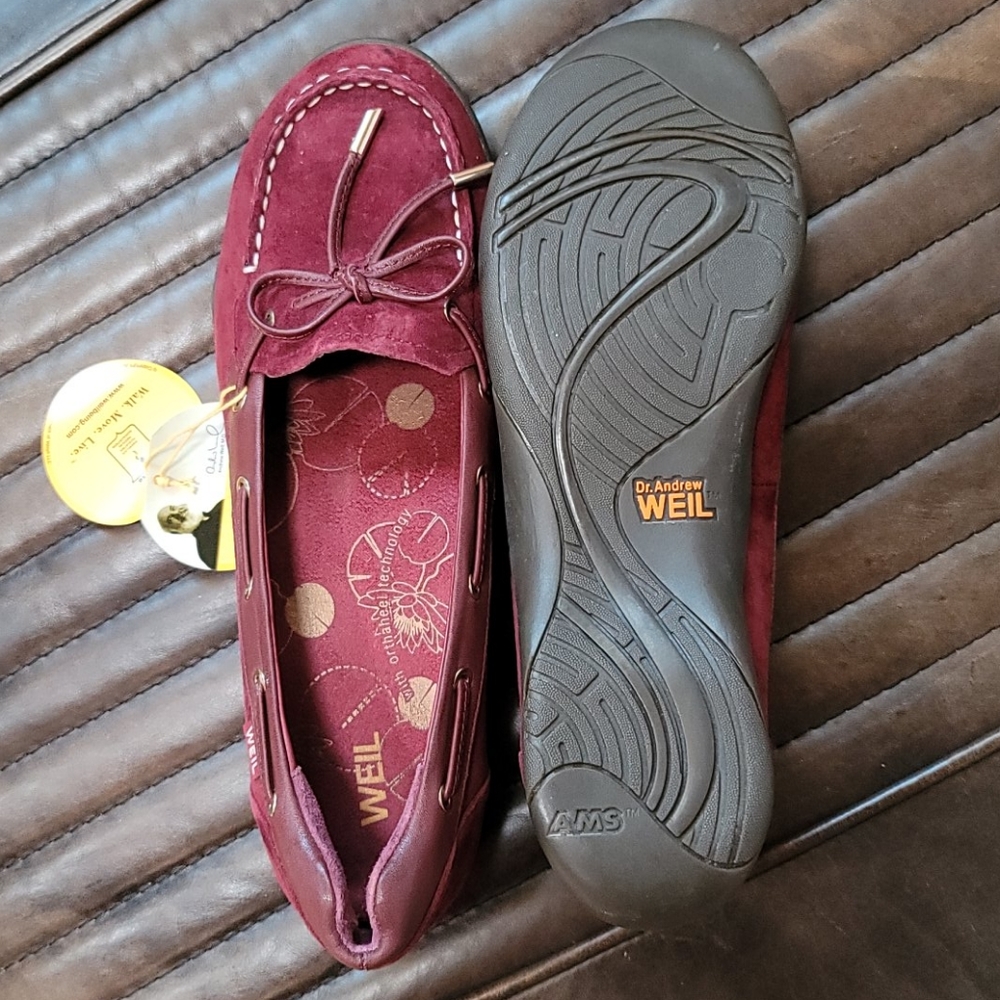 Dr Weil Orthaheel Suede flats
